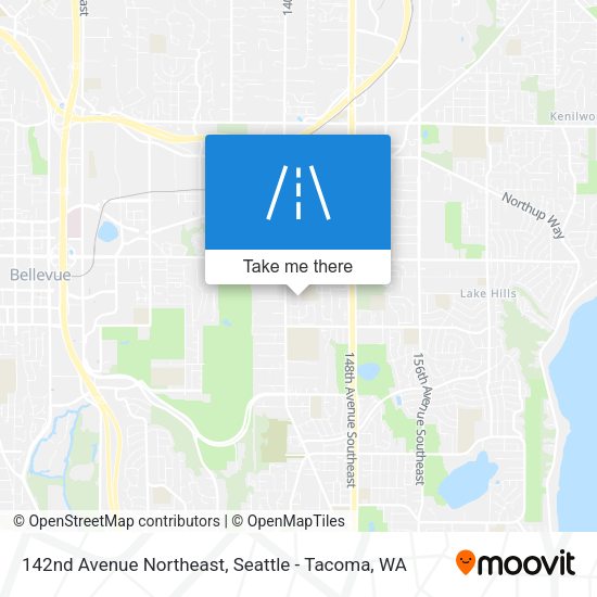Mapa de 142nd Avenue Northeast
