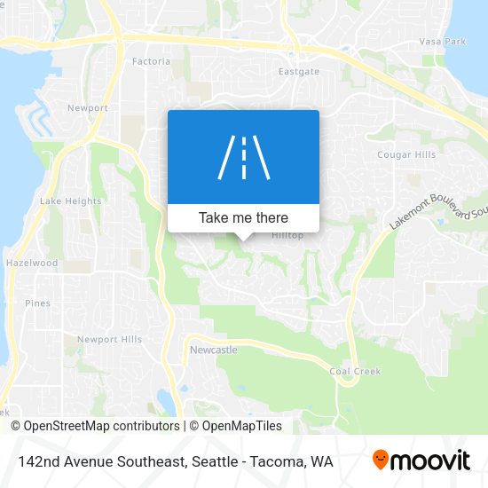 Mapa de 142nd Avenue Southeast