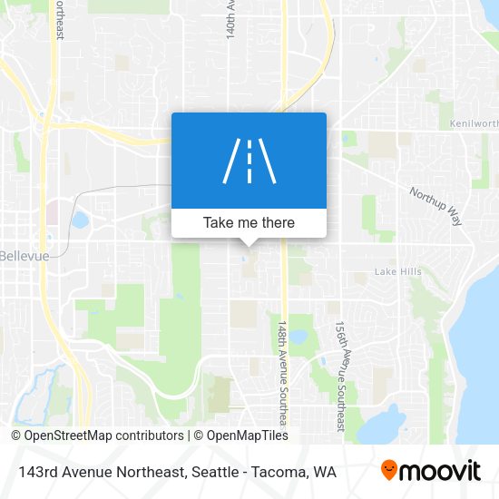 Mapa de 143rd Avenue Northeast