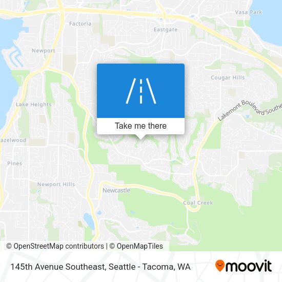Mapa de 145th Avenue Southeast
