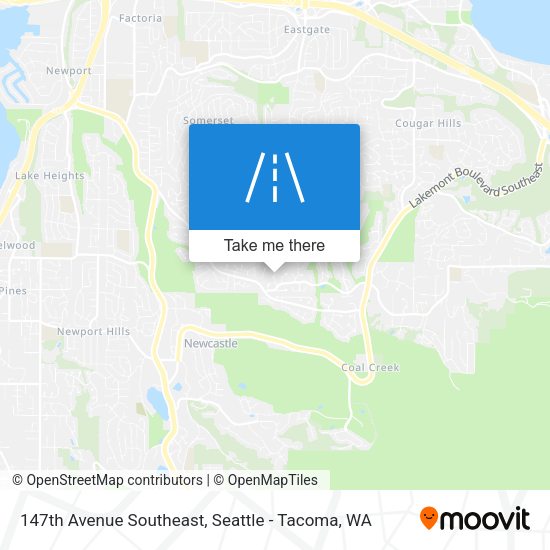 Mapa de 147th Avenue Southeast