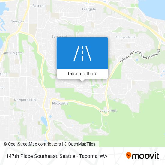 Mapa de 147th Place Southeast
