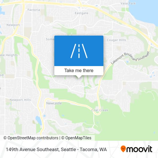149th Avenue Southeast map
