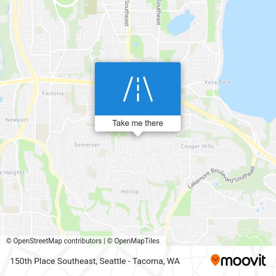 Mapa de 150th Place Southeast