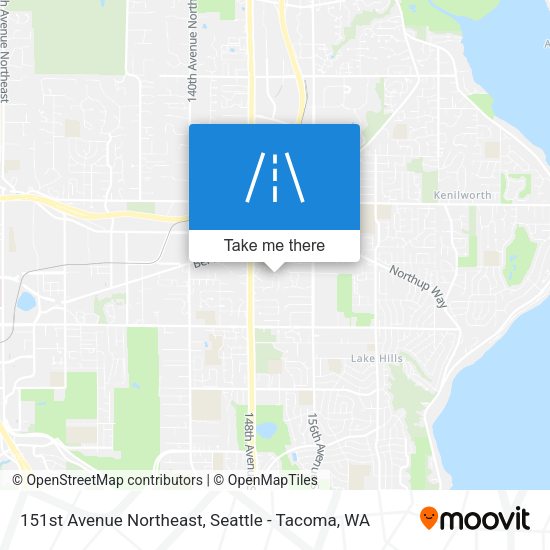 Mapa de 151st Avenue Northeast