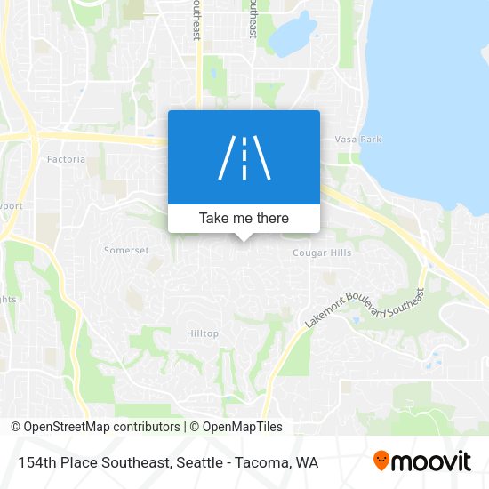Mapa de 154th Place Southeast