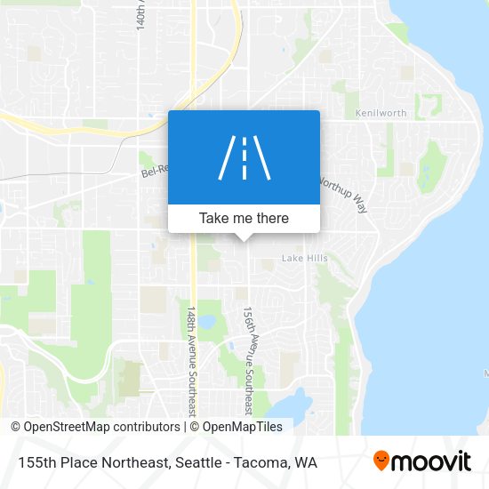 Mapa de 155th Place Northeast