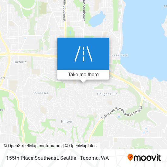 Mapa de 155th Place Southeast