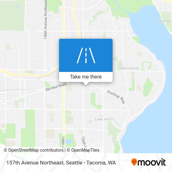 157th Avenue Northeast map