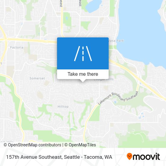157th Avenue Southeast map