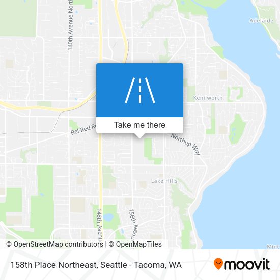 Mapa de 158th Place Northeast