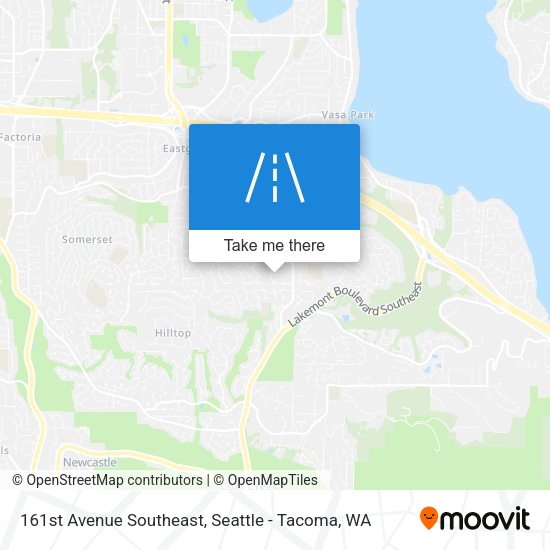 161st Avenue Southeast map