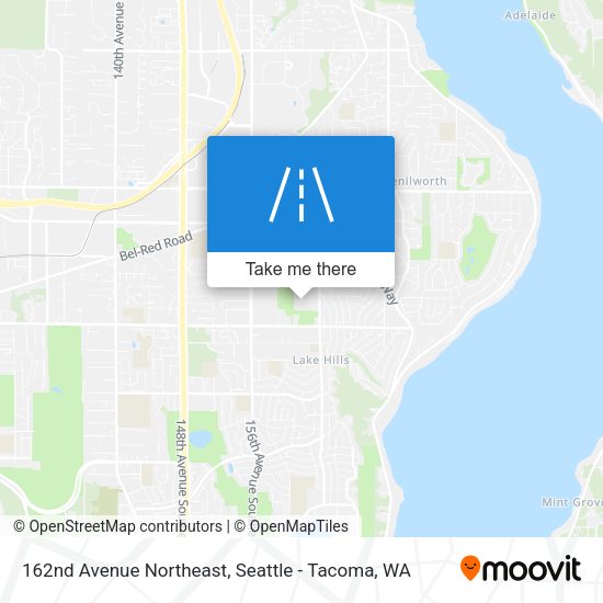Mapa de 162nd Avenue Northeast