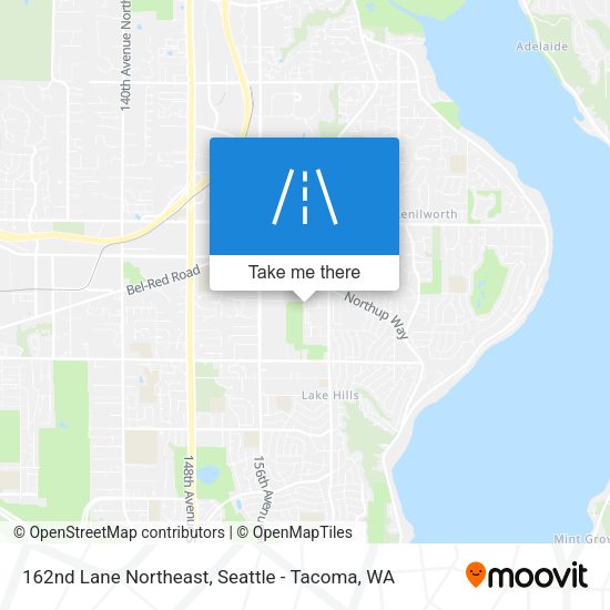 162nd Lane Northeast map
