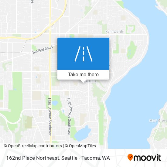 162nd Place Northeast map