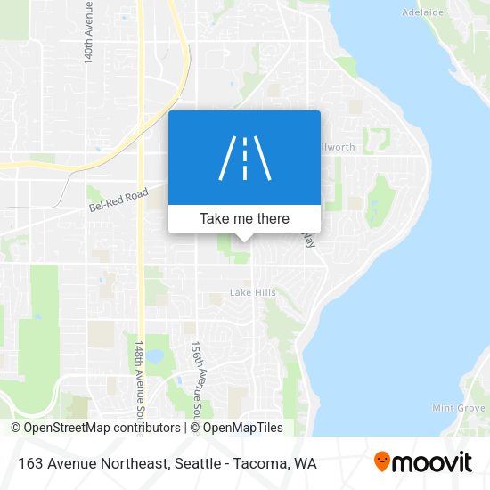 Mapa de 163 Avenue Northeast