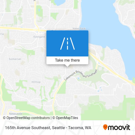 165th Avenue Southeast map