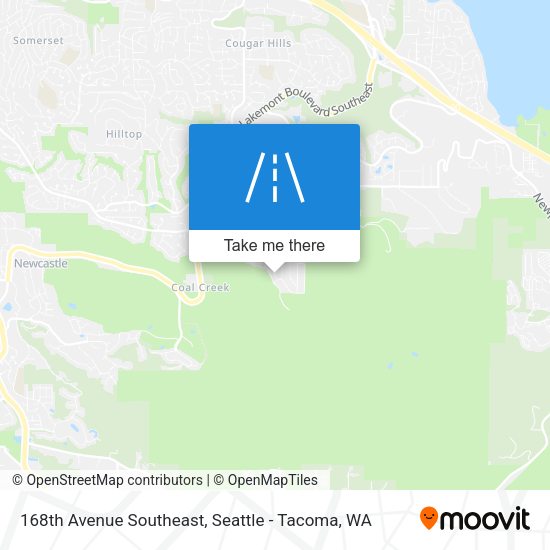 168th Avenue Southeast map