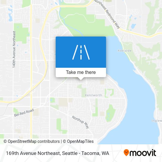169th Avenue Northeast map