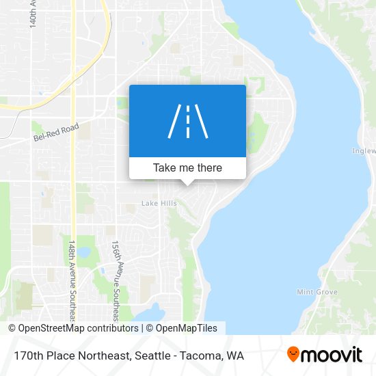 Mapa de 170th Place Northeast