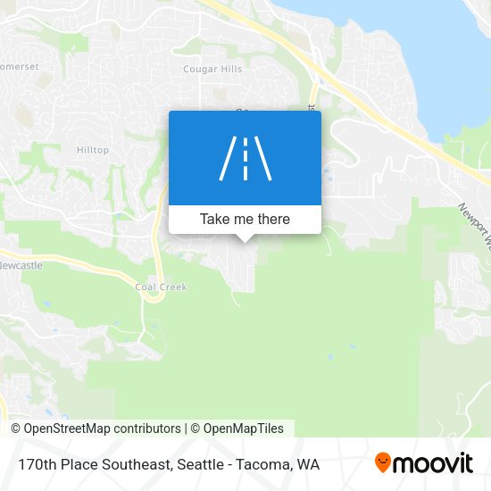 Mapa de 170th Place Southeast
