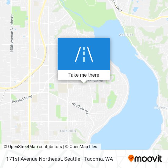 171st Avenue Northeast map
