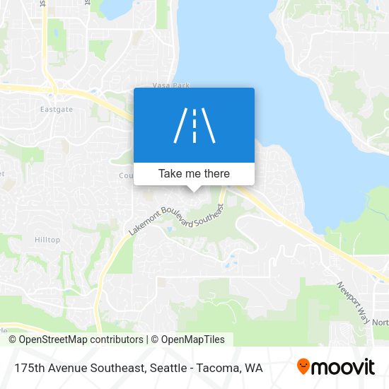 175th Avenue Southeast map
