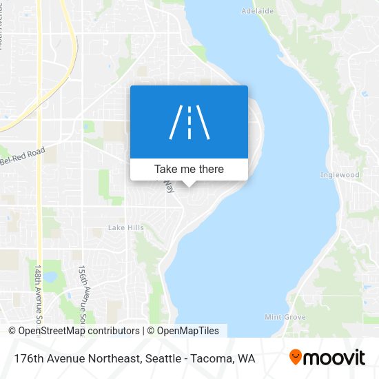 176th Avenue Northeast map