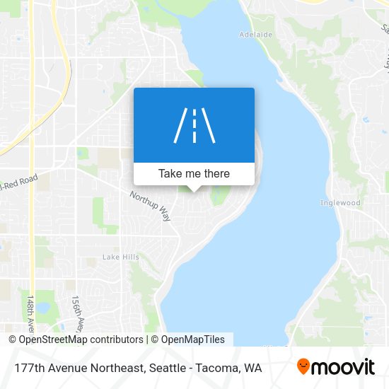 Mapa de 177th Avenue Northeast