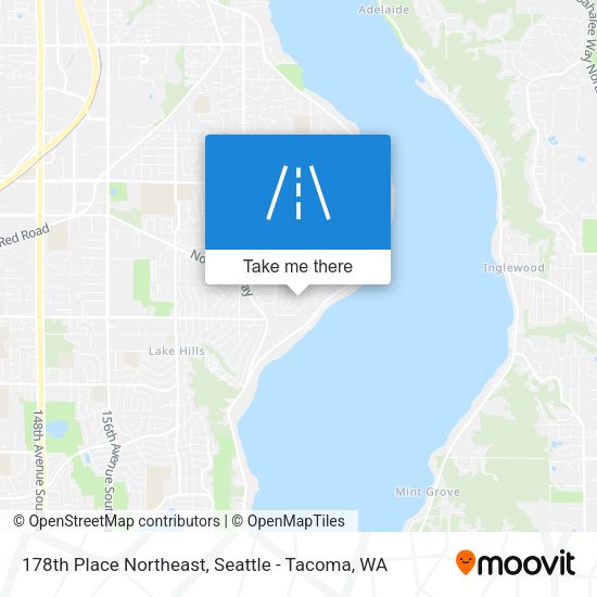 Mapa de 178th Place Northeast