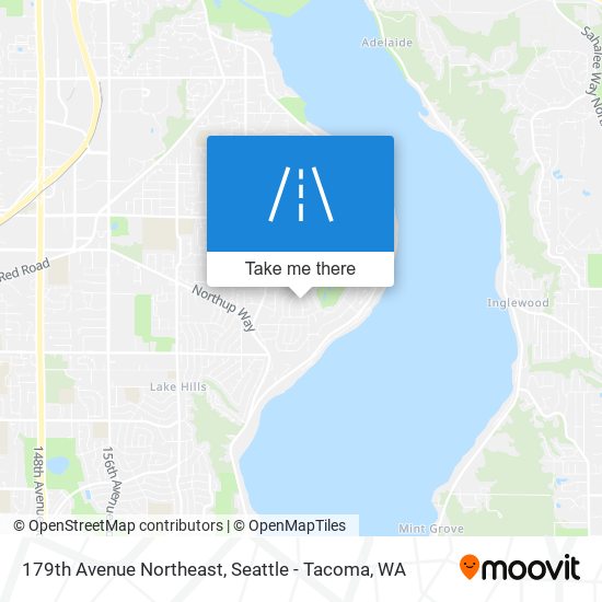 179th Avenue Northeast map