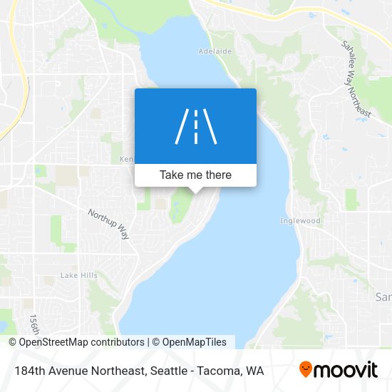 Mapa de 184th Avenue Northeast