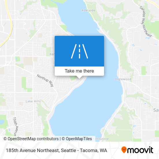 185th Avenue Northeast map