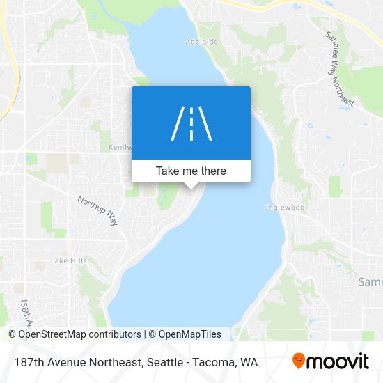 187th Avenue Northeast map