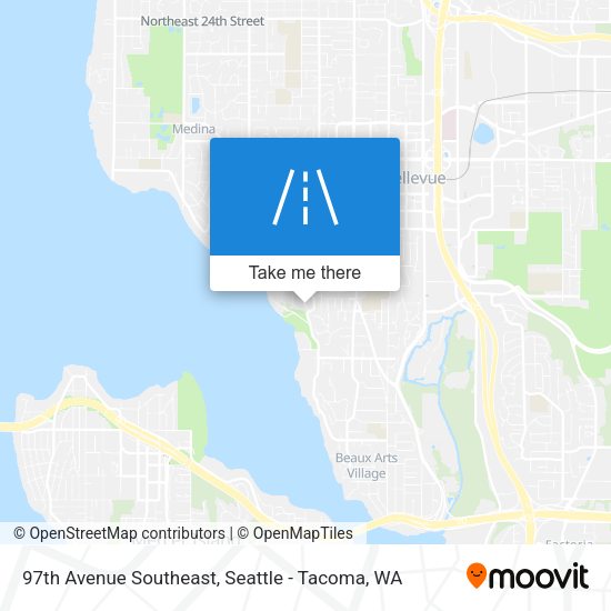 97th Avenue Southeast map