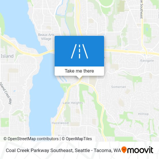 Mapa de Coal Creek Parkway Southeast