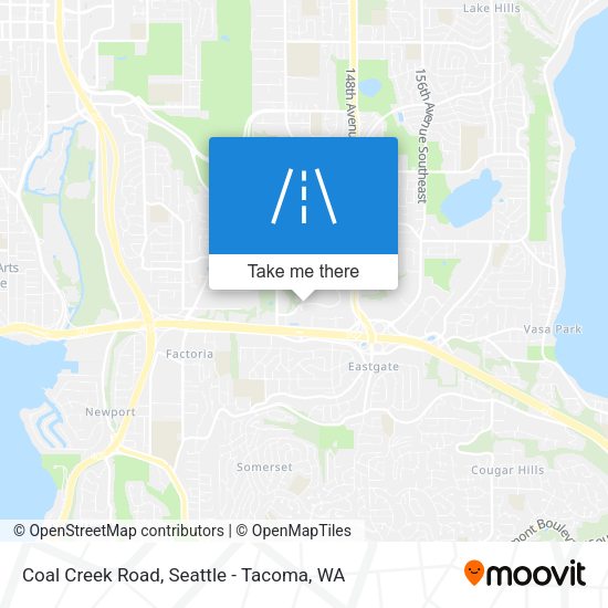 Mapa de Coal Creek Road