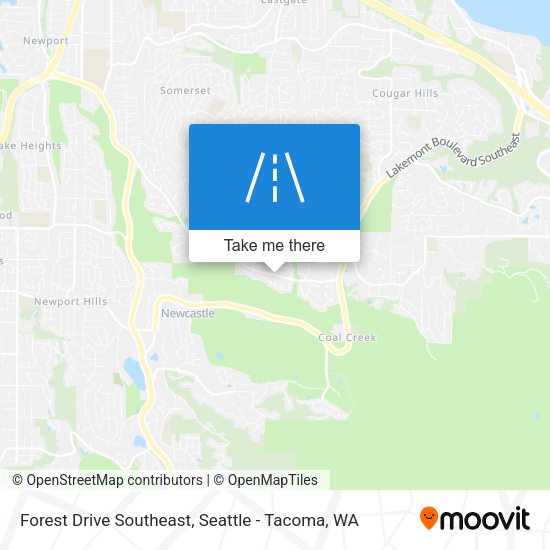 Forest Drive Southeast map