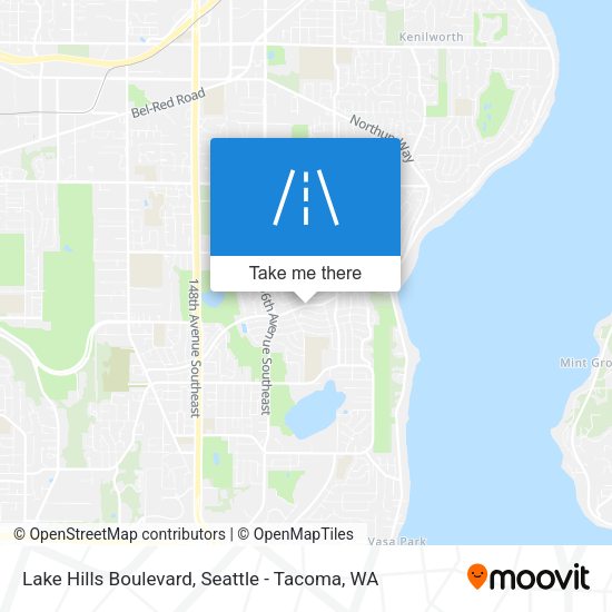 Mapa de Lake Hills Boulevard