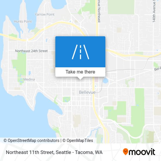 Northeast 11th Street map