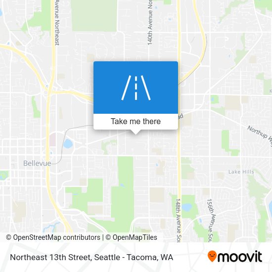 Mapa de Northeast 13th Street