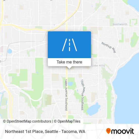 Northeast 1st Place map