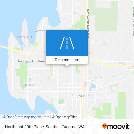 Mapa de Northeast 20th Place