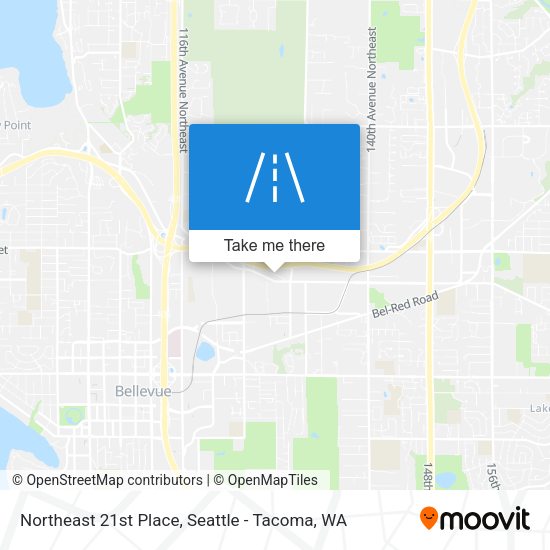 Mapa de Northeast 21st Place