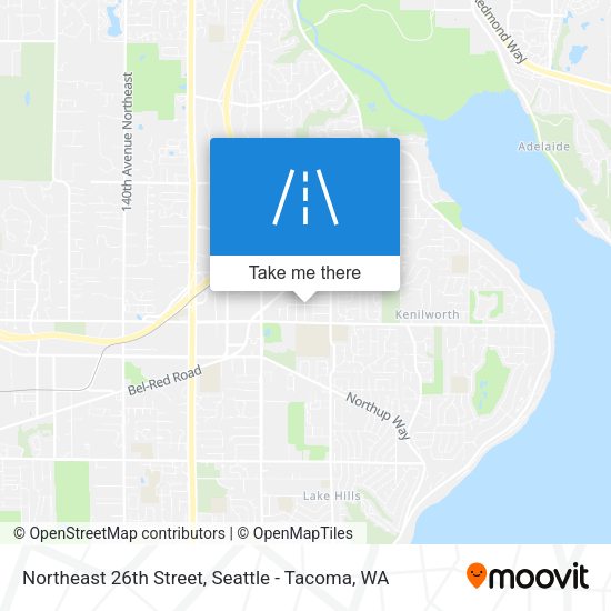 Mapa de Northeast 26th Street