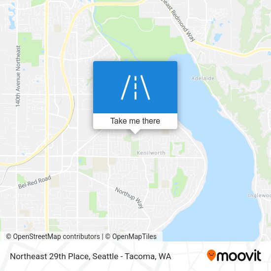 Mapa de Northeast 29th Place
