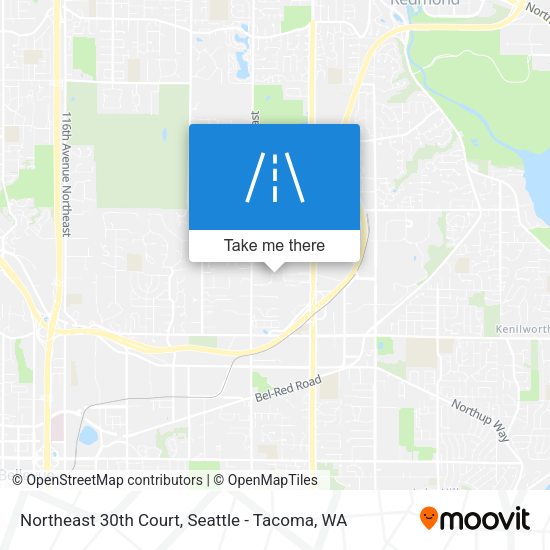 Northeast 30th Court map