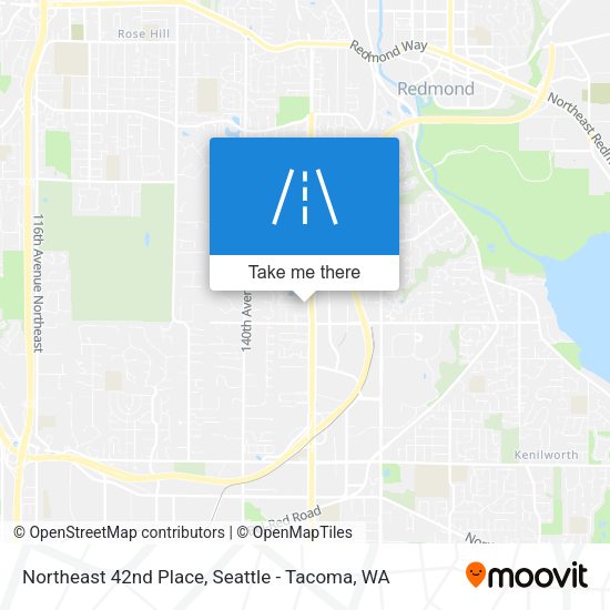 Mapa de Northeast 42nd Place