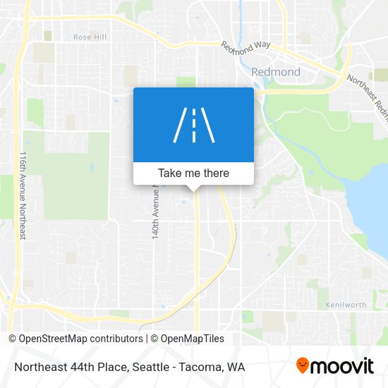 Mapa de Northeast 44th Place