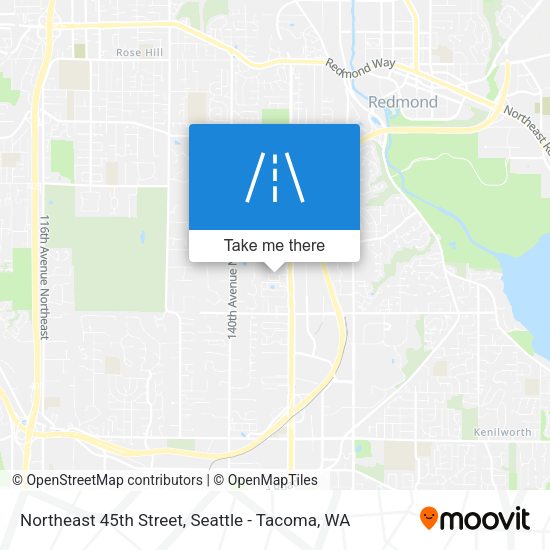 Mapa de Northeast 45th Street